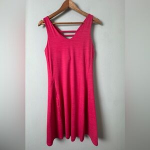 Toad&Co Tech Tomboy Tank Dress in Pink Size Medium Hiking Outdoor Gorpcore